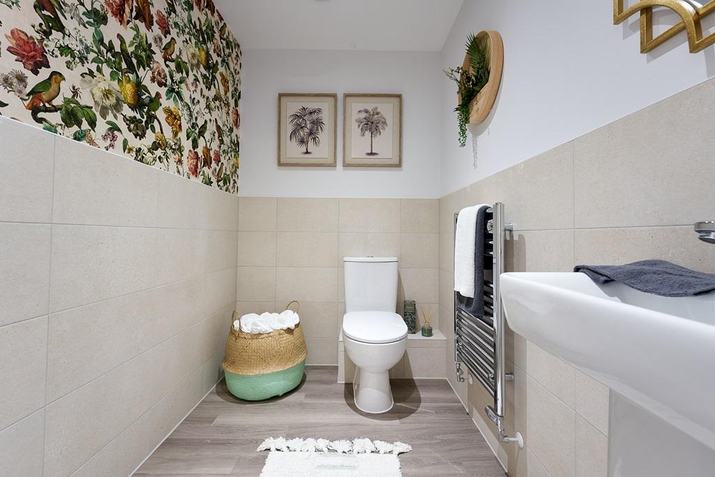 Convenient downstairs toilet