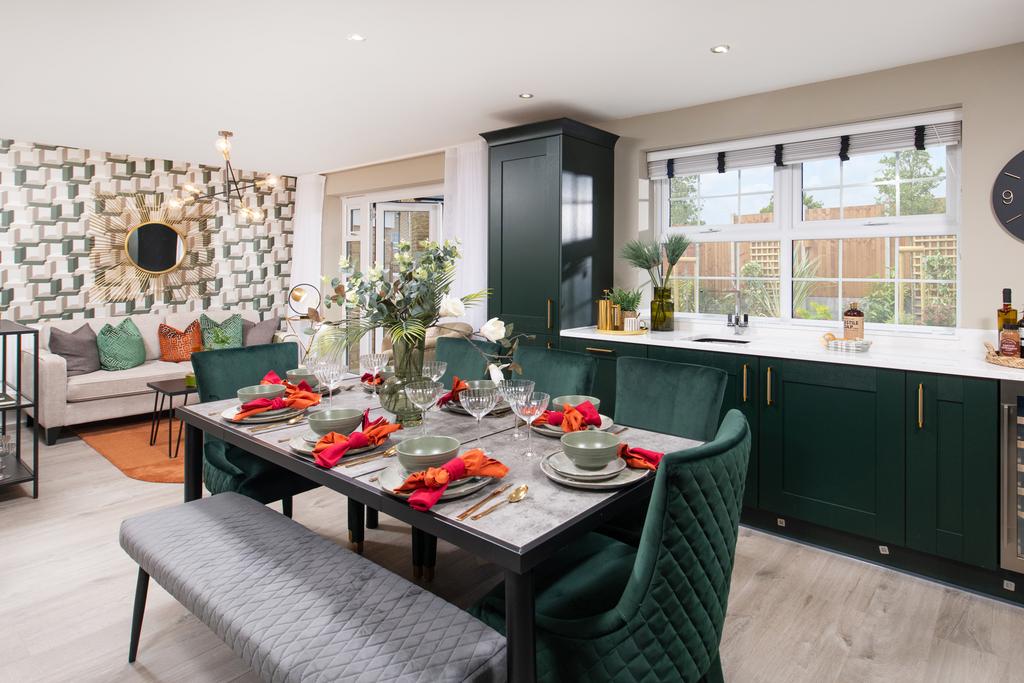 Inside view 4 bedroom Kirkdale kitchen family area