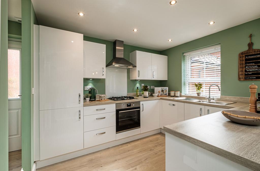Interior image our of 4 bedroom Radleigh kitchen