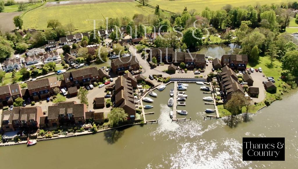 Drone View Of marina
