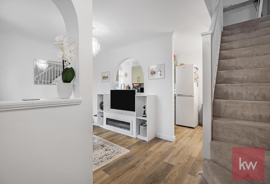 Hallway &amp; Living / Dining Area