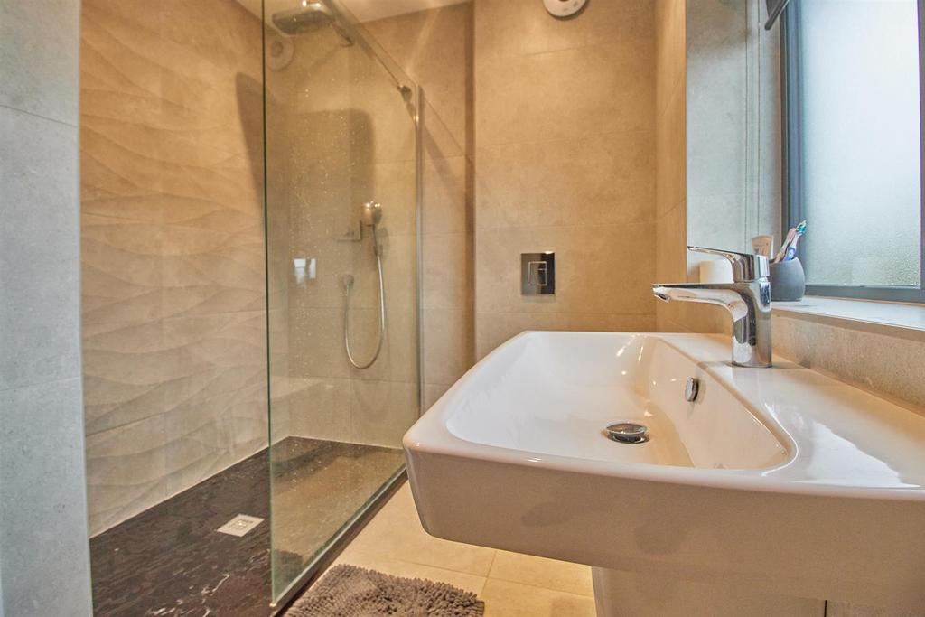 Refitted shower room to front