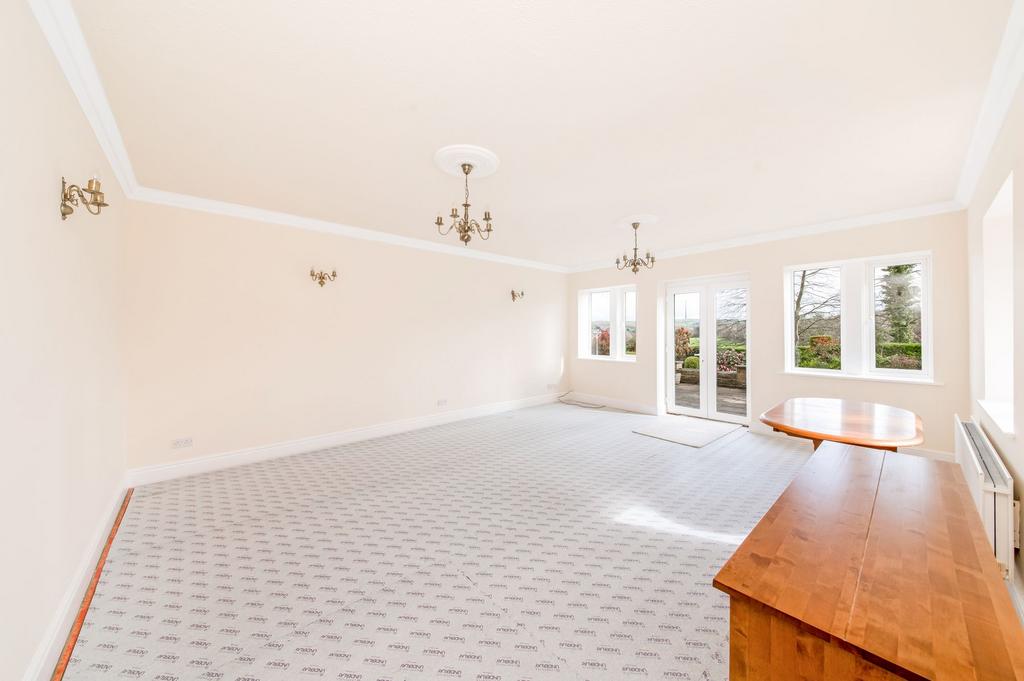 Open plan living dining room