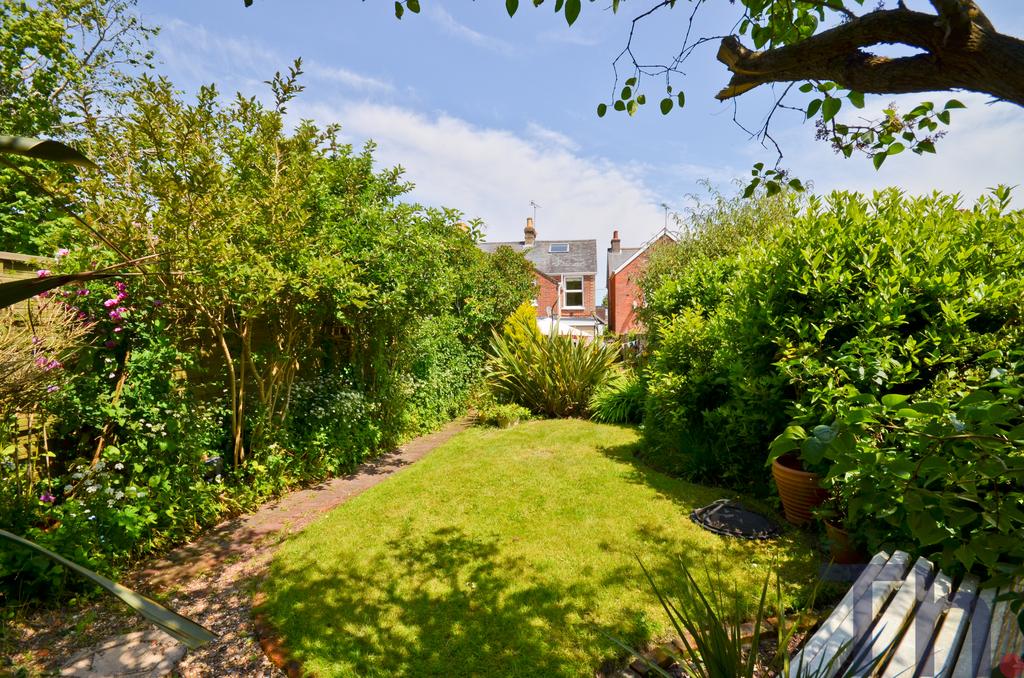Sunny private rear garden
