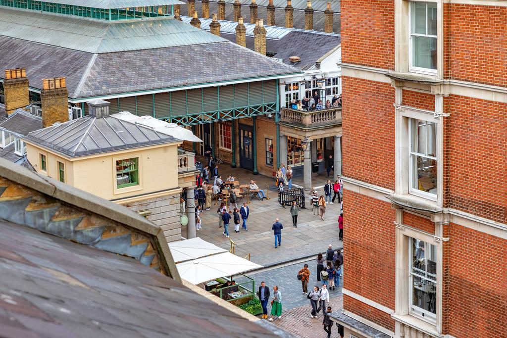 King St, Covent Garden - view of Piazza
