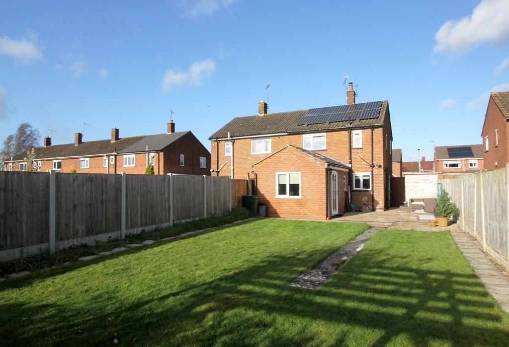 3-bed semi-detached home, Huntington - rear garden