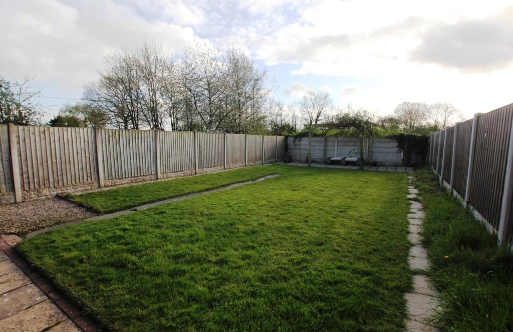 3-bed semi-detached home, Huntington - rear garden