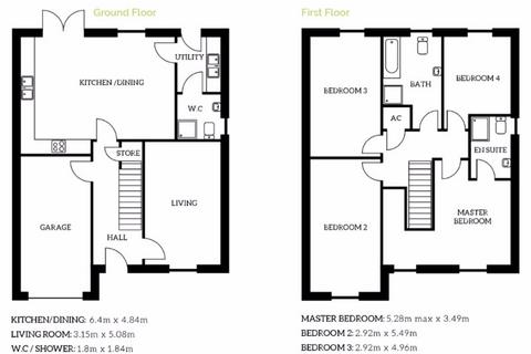 4 bedroom detached house for sale, Plot 60, Abbey Woods, Malthouse Lane, Cwmbran REF#00024300