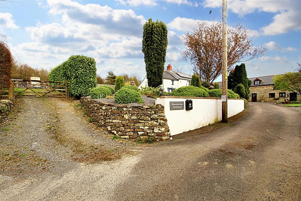 Entrance to property and land