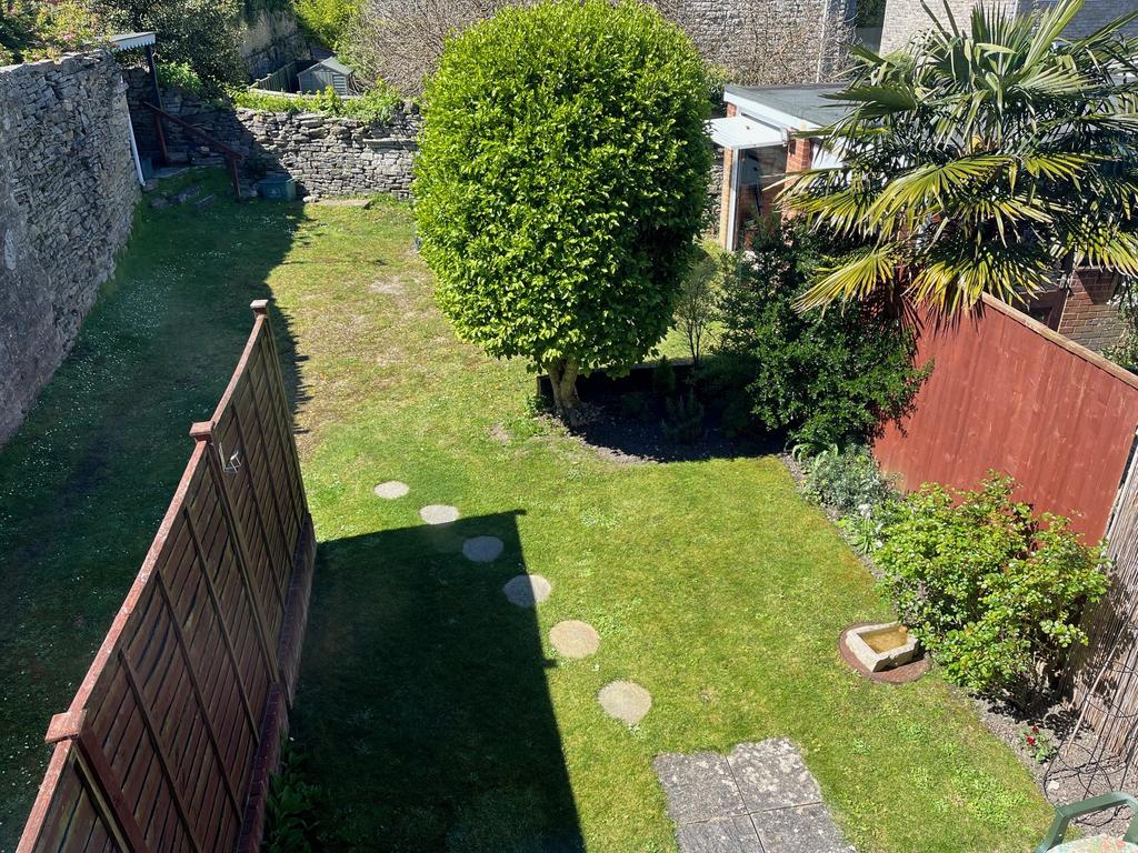 Rear garden over view