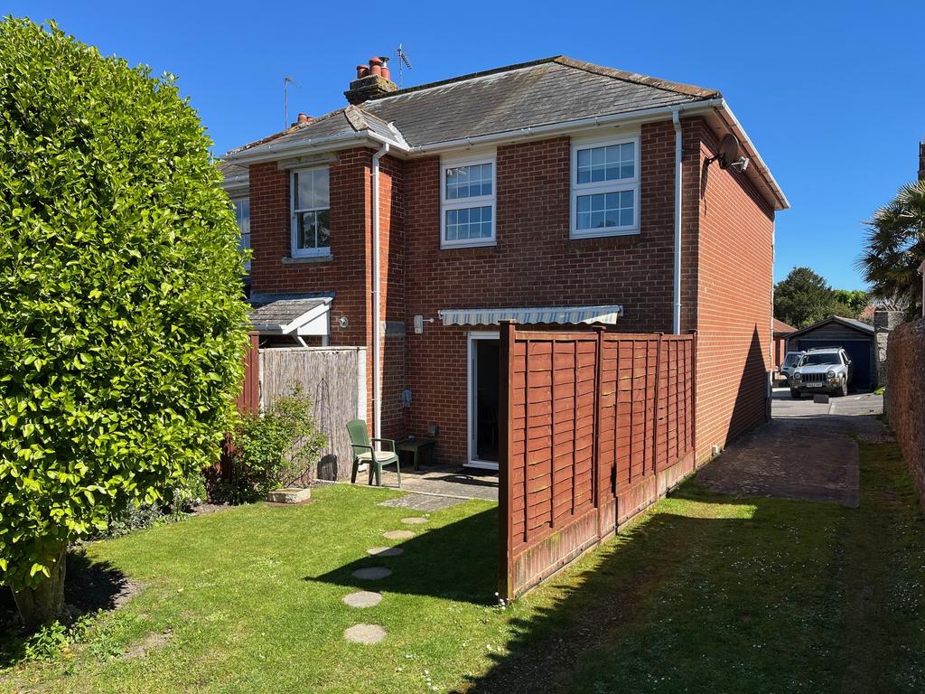 Rear of property