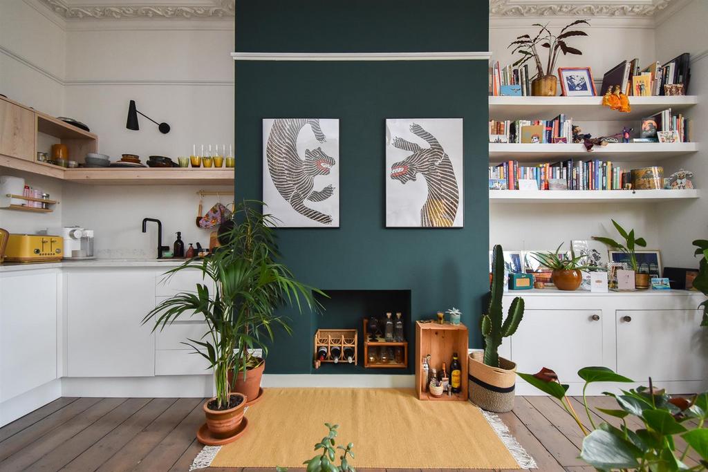 Living room & kitchen
