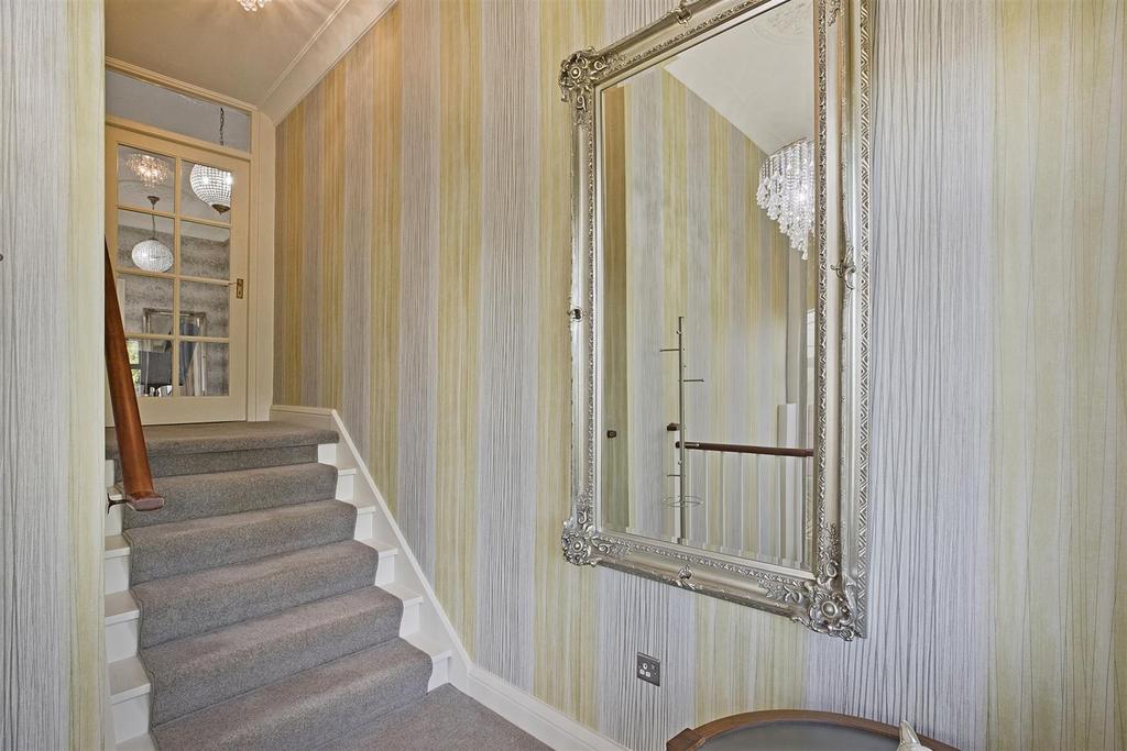 Stairs to grand hallway