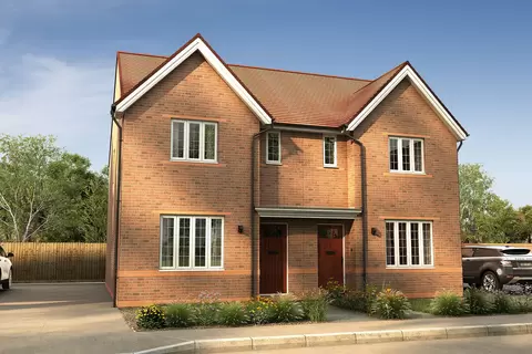 3 bedroom semi-detached house for sale, Plot 26, The Kilburn at Atherstone Place, Old Holly Lane CV9