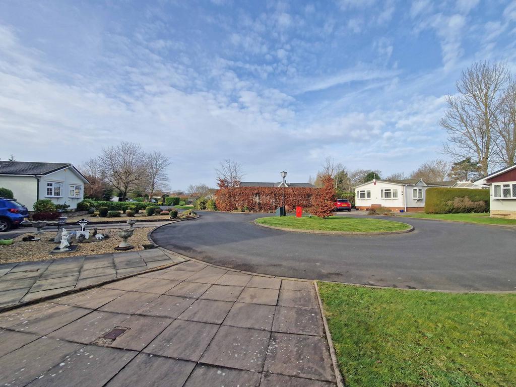 View from driveway