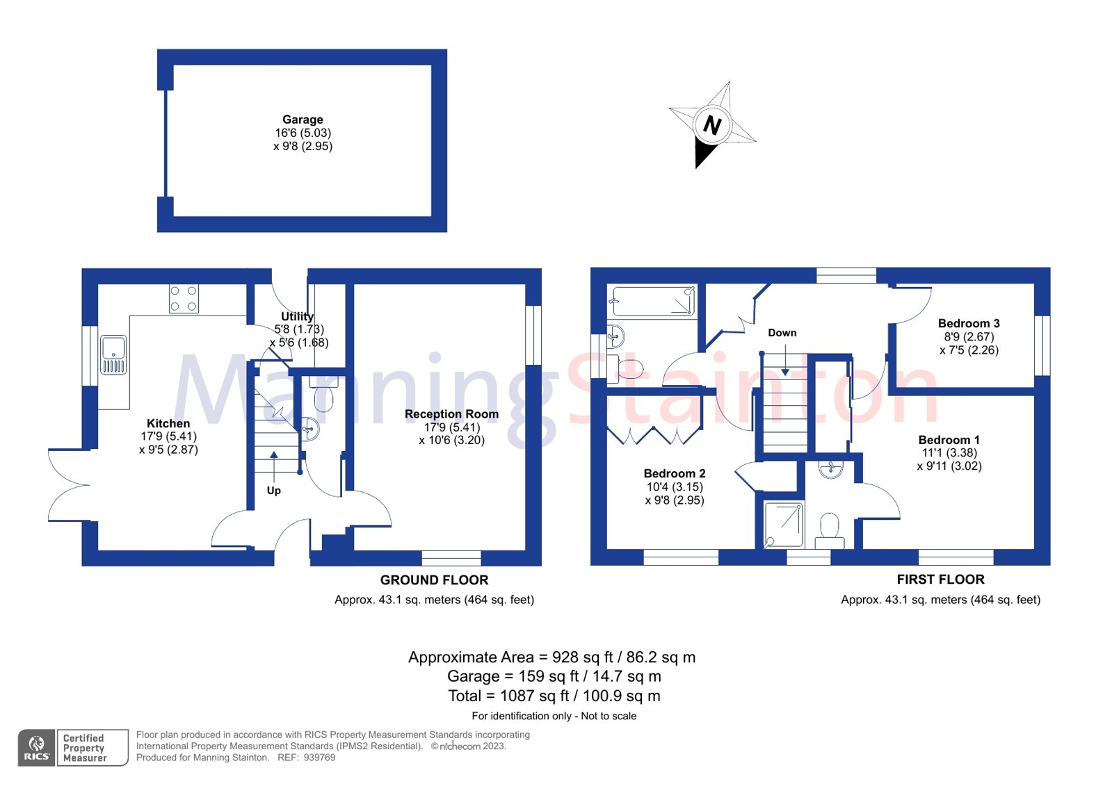 Castle Grove, Wetherby, West Yorkshire 3 bed detached house - £385,000