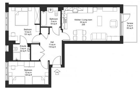 2 bedroom apartment to rent, Uxbridge UB10