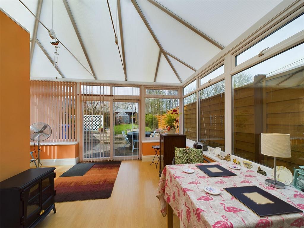 Upvc conservatory: