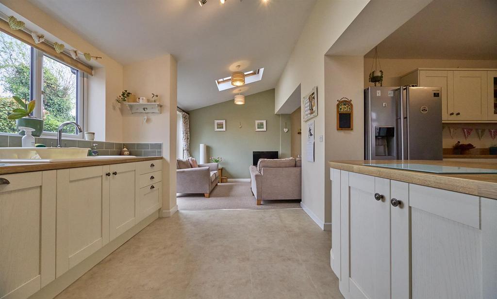 Extended living dining kitchen to rear