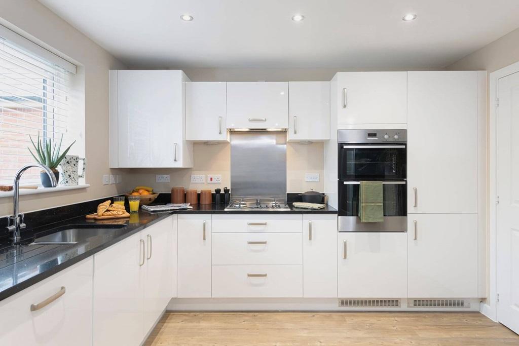 A brand new, modern kitchen is ready to go from...