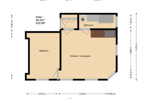1 bedroom apartment to rent, Crosby Street, Maryport, CA15
