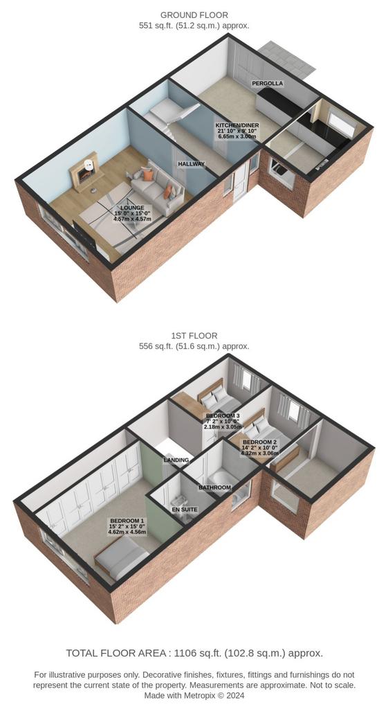 Floor plan 3 D