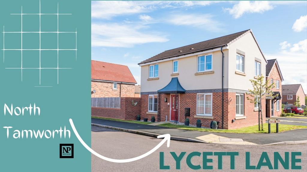 Lycett Lane, Wigginton, Tamworth, B79 3 bed detached house for sale £
