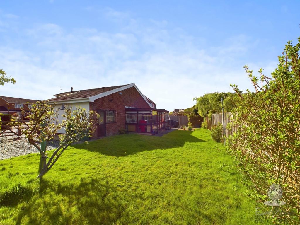 Rear garden and conservatory