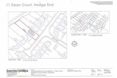 Land for sale, Dean Court, Hedge End, SO30