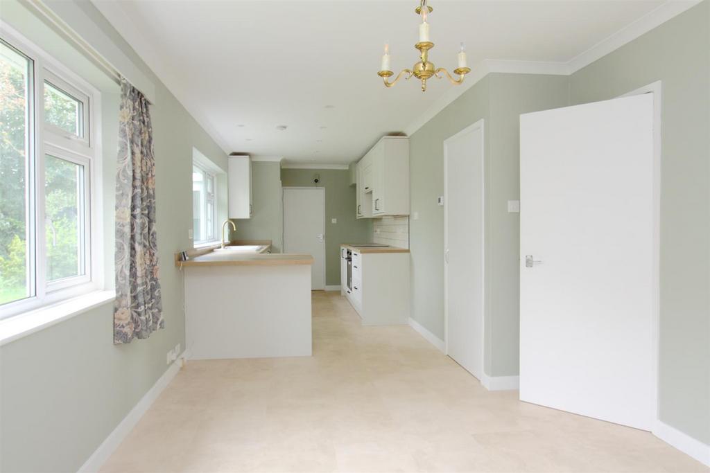 Kitchen with dining room