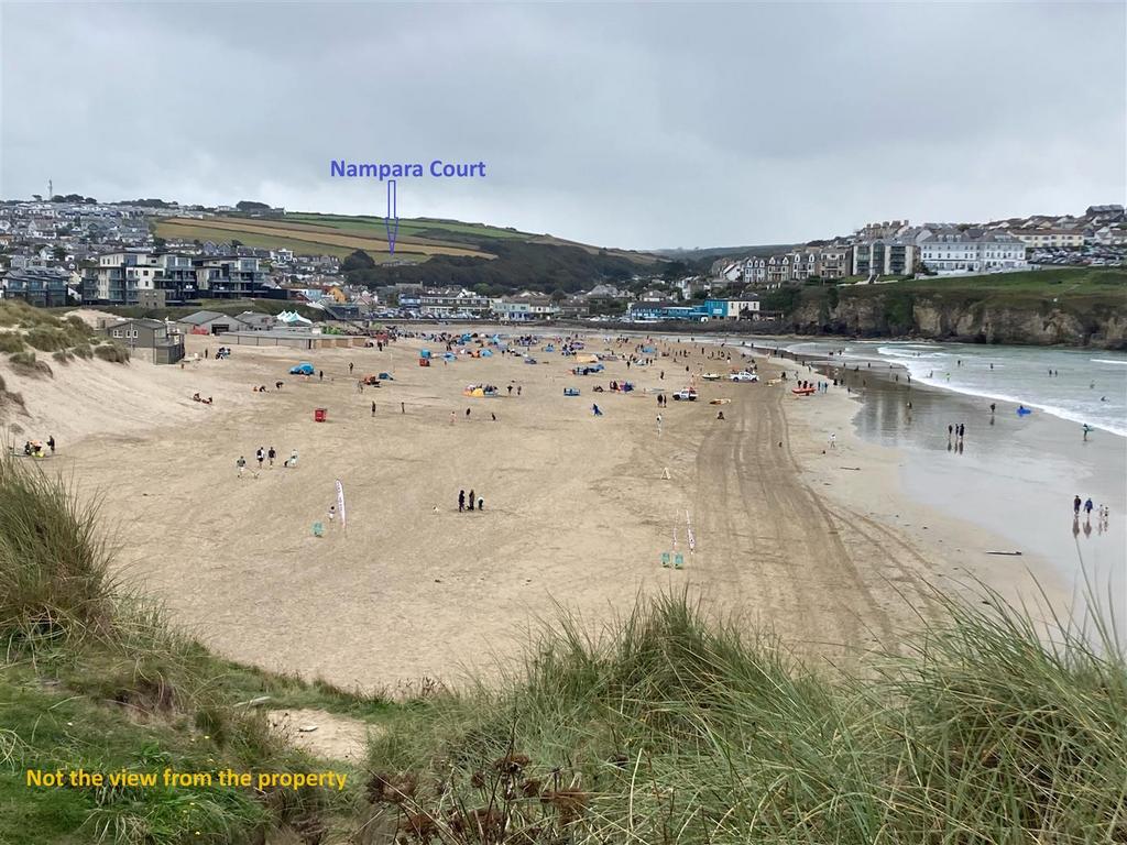 View Showing Location from Perran Beach