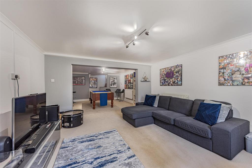Games and TV room