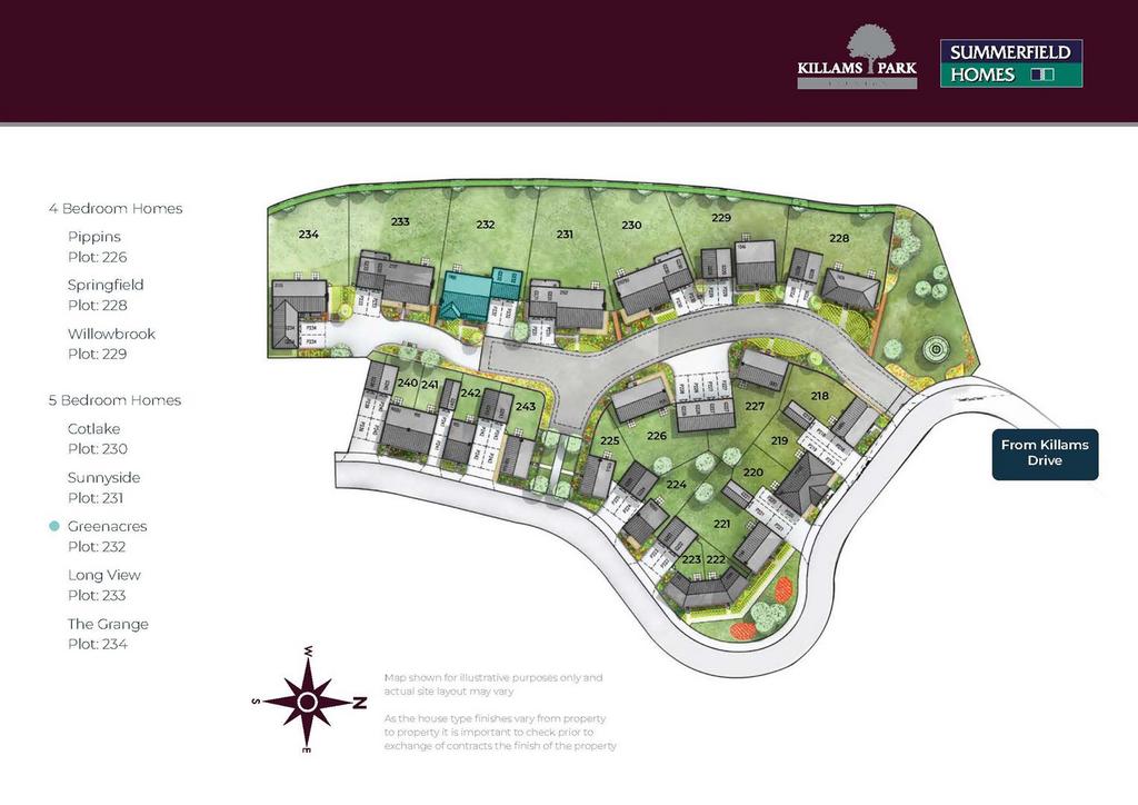 Greenacres Site Plan