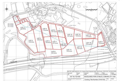 Plot for sale, Woodlands Lane, Stoke d'Abernon, Cobham, Surrey, KT11