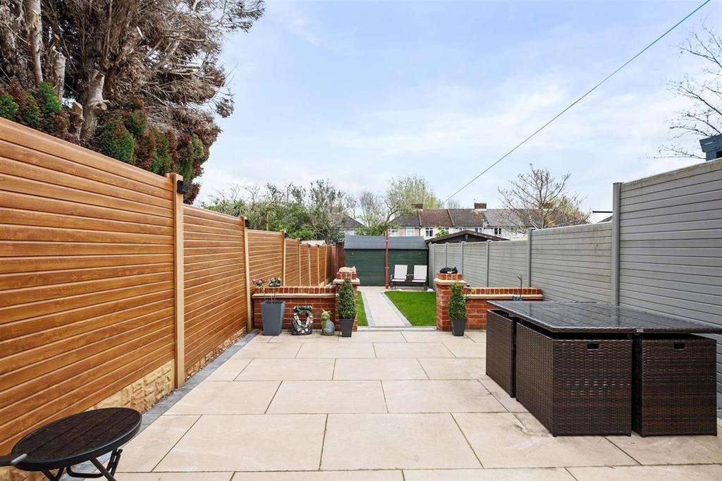 Private rear garden