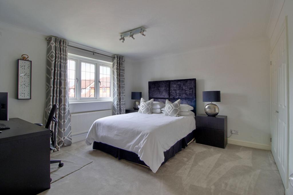 Bedroom Two with fitted wardrobes