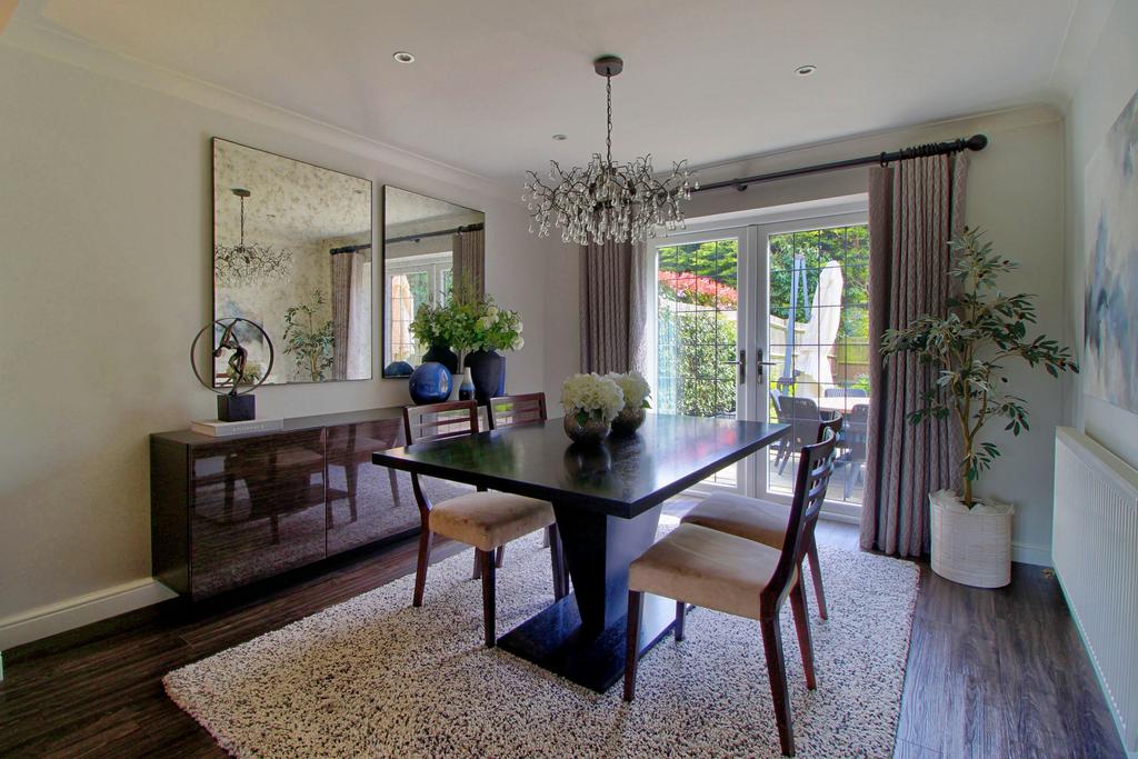 Dining Room with French doors