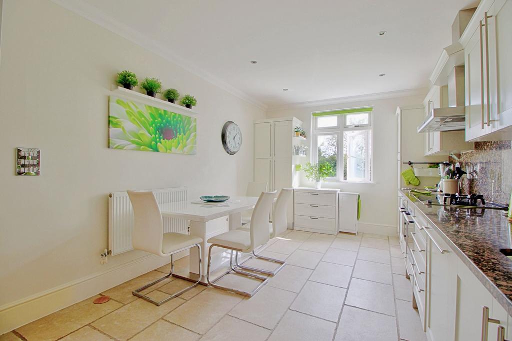 Kitchen has southerly aspect window