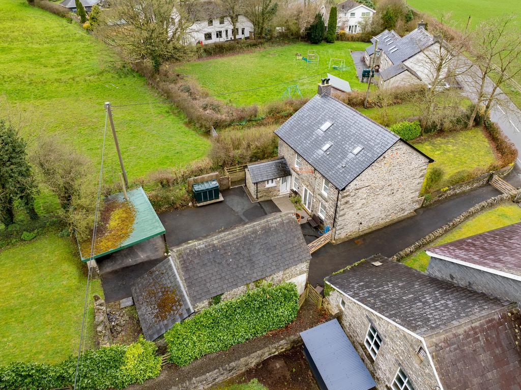 Aerial view of the property
