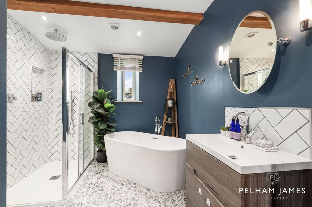 Family Bathroom, The Barn, Upper Benefield