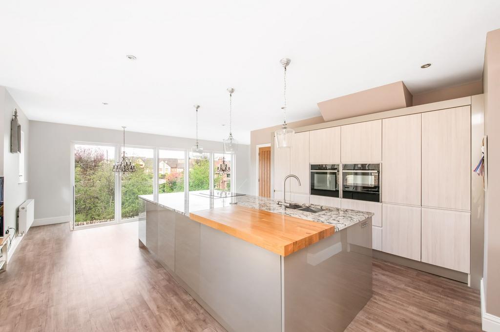 Open plan living dining kitchen