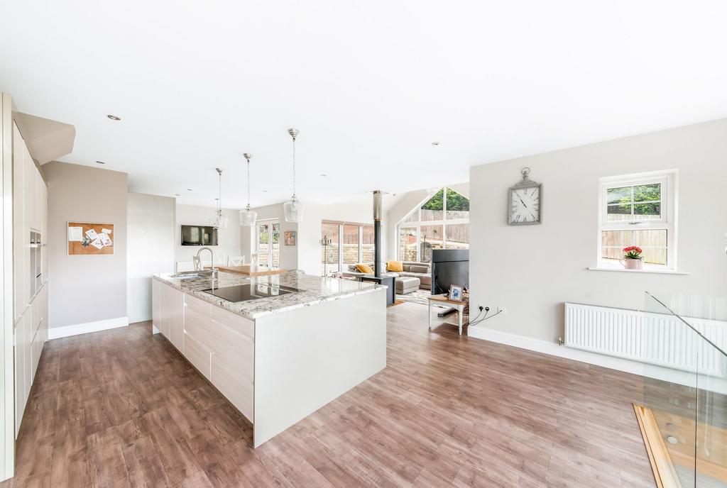 Open plan living dining kitchen