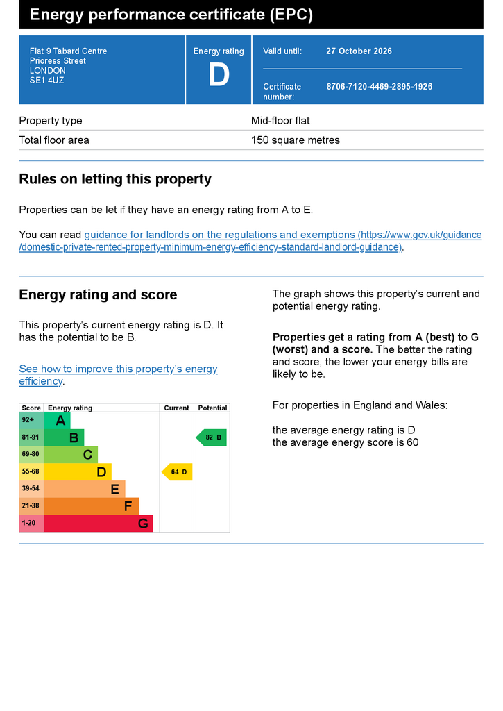 EPC (Contains public sector information licensed under the Open Government Licence v3.0.)