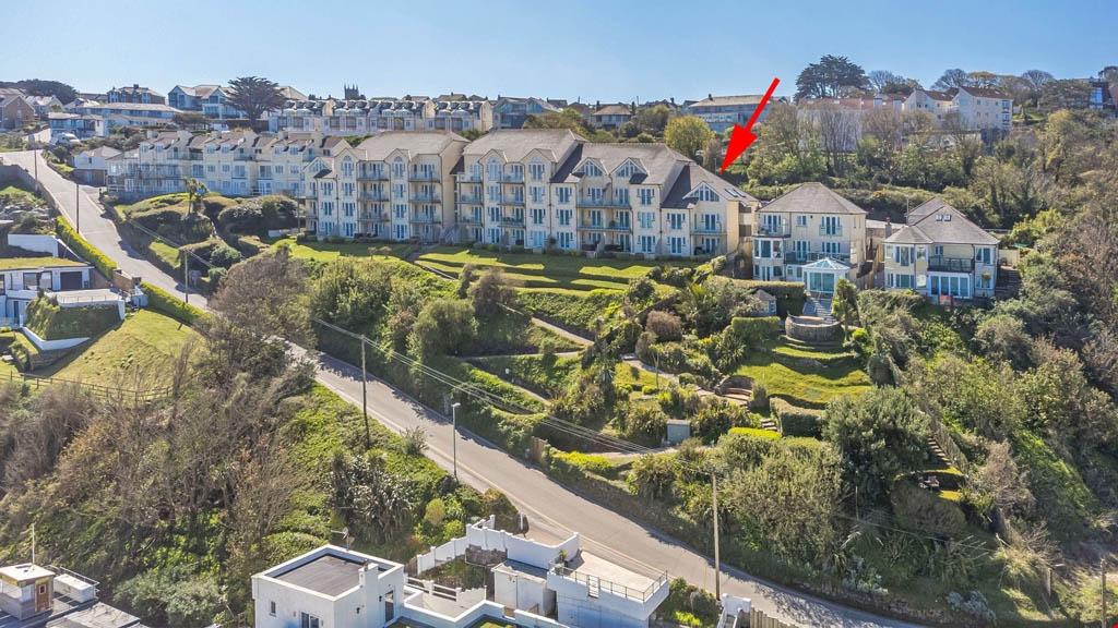 Carbis Bay, St Ives, Cornwall 3 bed penthouse for sale £995,000