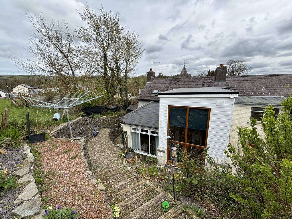 Rear of property