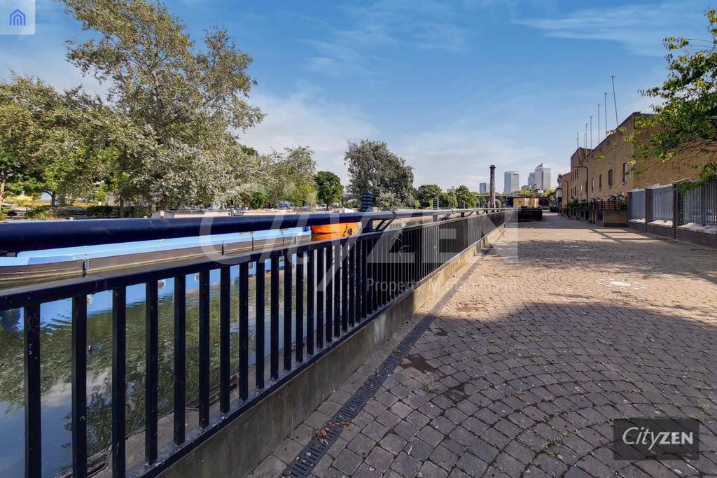 Canal next to waterview house