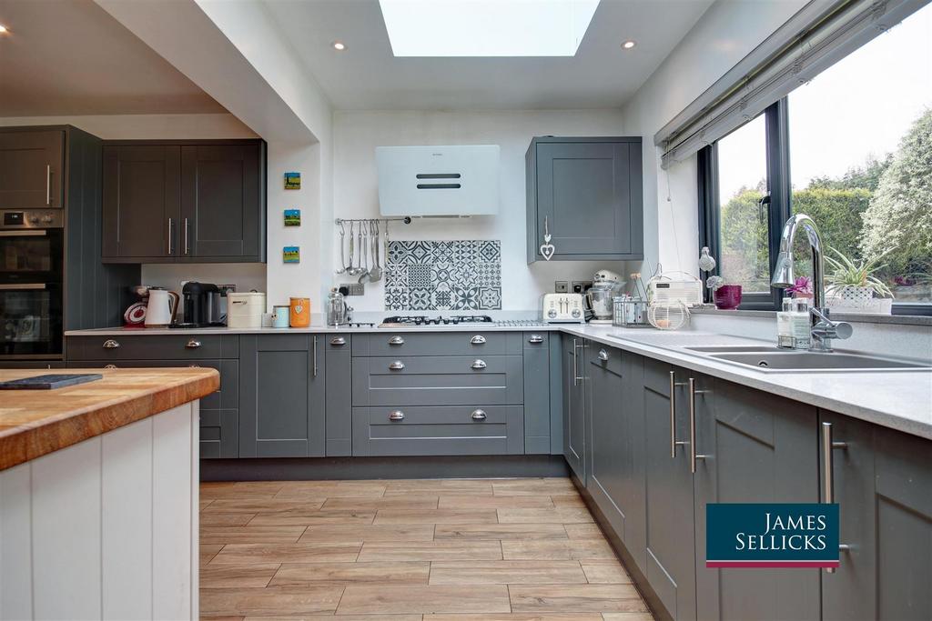 Open plan living dining kitchen