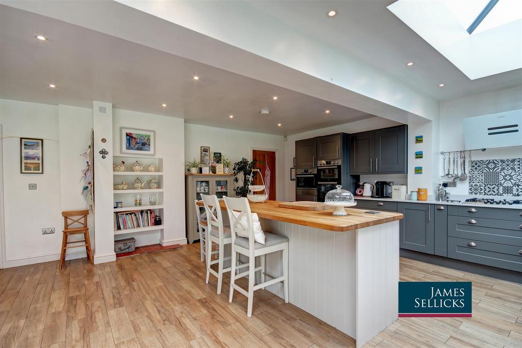 Open plan living dining kitchen