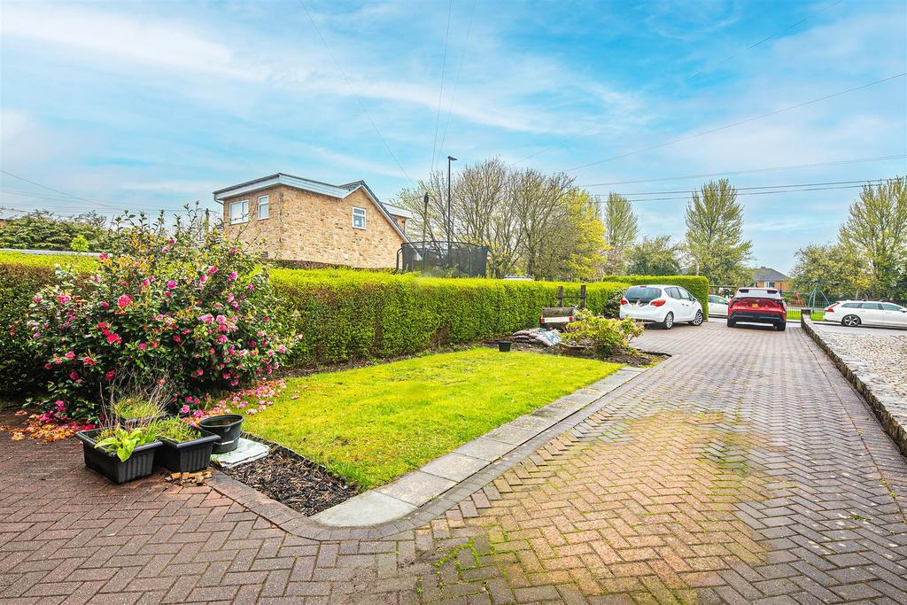 Drive and front garden