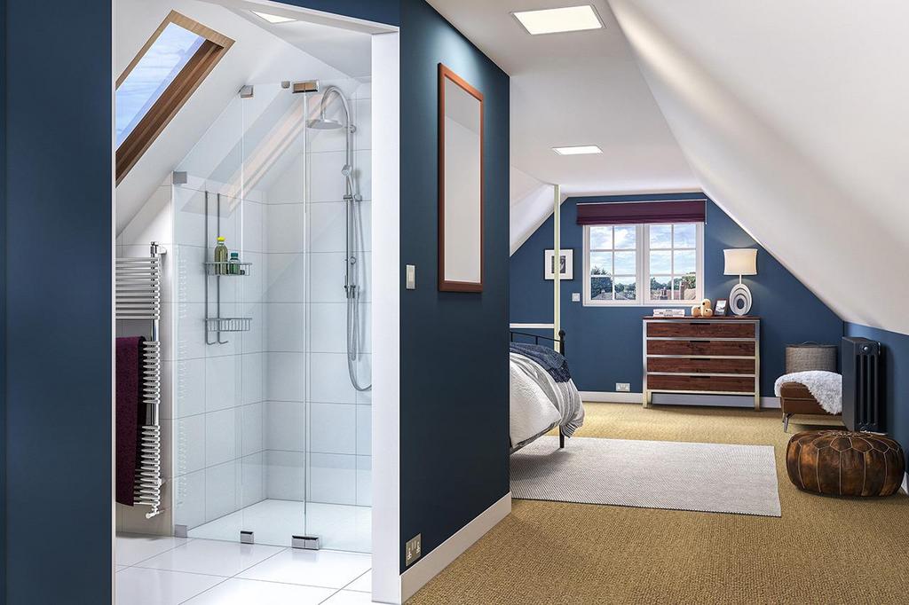 CGI idea for the attic bedroom